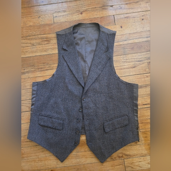 Vintage Other - Vintage Mens Wool Vest Medium/large Brown